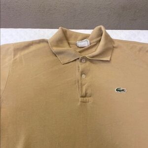 Lacoste Men's Tan Polo Shirt